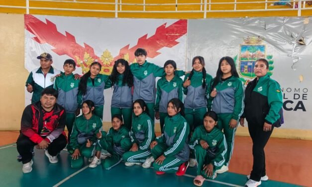 Estudiantes de la unidad Antonio José de sucre tuvieron una buena participación en el evento deportivo Sub-14 realizado en la ciudad de Sucre.