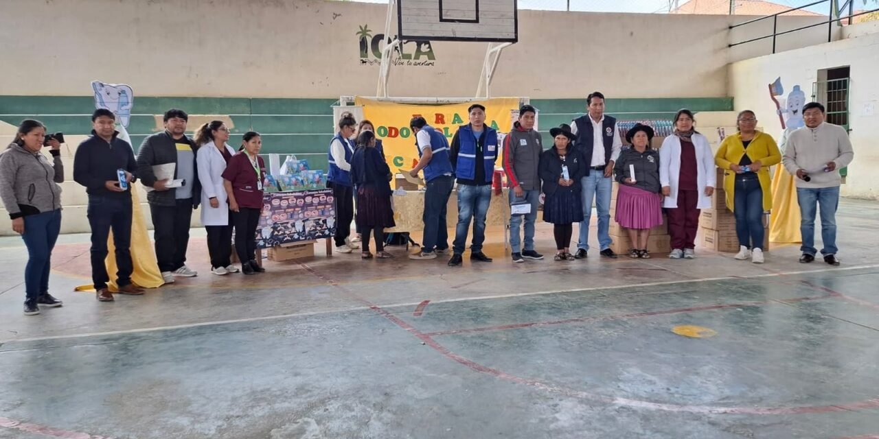 ENTREGA DE CEPILLO, PASTA E HILO DENTAL A TODA LA COMUNIDAD EDUCATIVA DEL MUNICIPIO DE ICLA